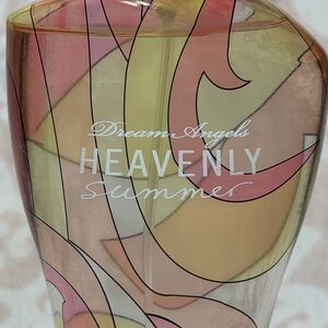 Victoria's Secret Heavenly Summer Decorative Glass Vase - Pink, Yellow, Cream